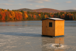 Ice Fishing Lake Winni