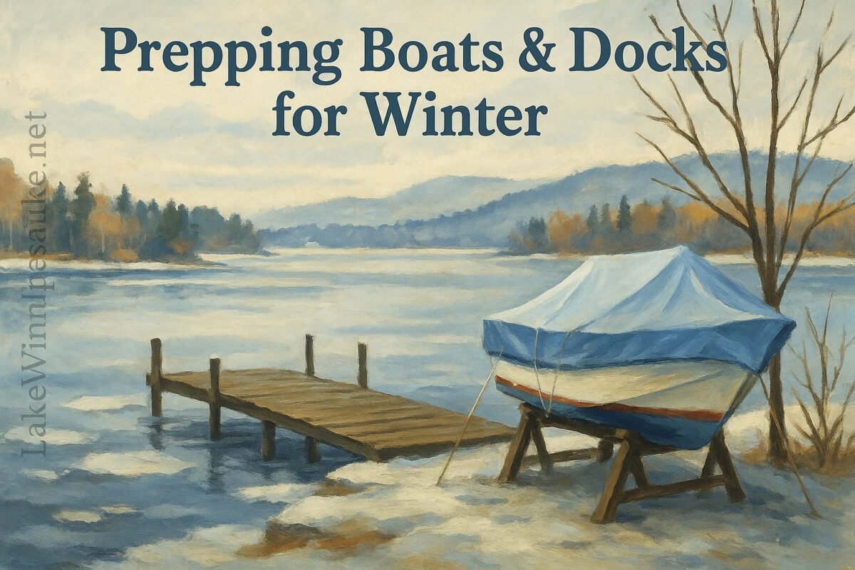Preparation for Boats & Docks for Winter in the Lakes Region